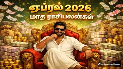 ஏப்ரல் மாதத்தில் மகாராஜா போல வாழப்போற 4 ராசிக்காரங்க இவங்கதான்... உங்க ராசி இதுல இருக்கா?