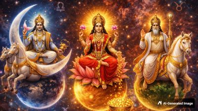 சந்திர-சுக்கிர சேர்க்கையால் உருவாகும் வைபவ லட்சுமி ராஜயோகம்: ஏப்ரலில் இந்த 3 ராசிக்கு பணம் குவியும்..!