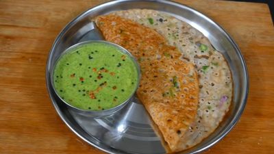 கோதுமை ரவா தோசையும்.. புதினா சட்னியும்..- 10 நிமிடத்தில் எப்படி செய்றது-ன்னு பாத்து ட்ரை பண்ணுங்க..