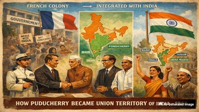 பாண்டிச்சேரி ஏன் சுதந்திரமடைந்து 16 ஆண்டுக்குப் பின் இந்தியாவுடன் சேர்க்கப்பட்டது தெரியுமா?