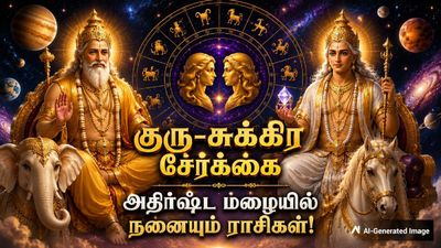 12 ஆண்டுகள் கழித்து நிகழும் குரு-சுக்கிர சேர்க்கை: இன்று முதல் இந்த 6 ராசிக்காரங்க ராஜவாழ்க்கை வாழப்போறாங்க..