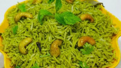 నోటికి రుచి,పొట్టకు హాయి..మిగిలిపోయిన అన్నంతో 10 నిమిషాల్లో ఘుమఘుమలాడే పుదీనా రైస్!