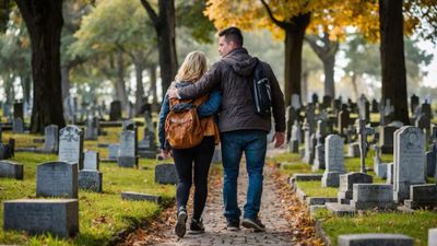 సమాధుల మధ్య ప్రేమ..ఇదెక్కడి వింత ట్రెండ్ రా బాబూ!