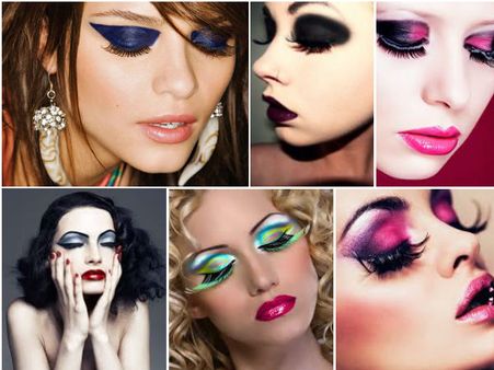 চড়া আই মেক আপ