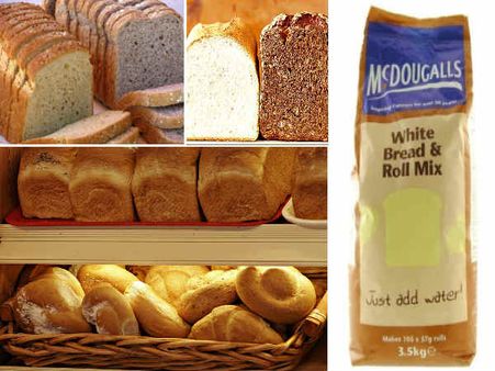 ১. সাদা পাঁউরুটি: ১. সাদা পাঁউরুটি: