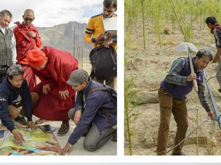 কী এই আইস স্তুপা?