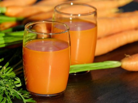 ২.গাজরের রস: 