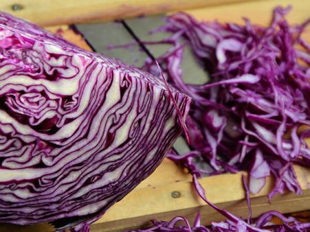 ৪. লাল বাঁধাকোপি: