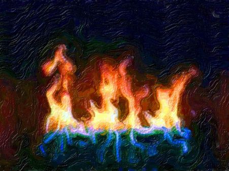 ৫. আগুনের ছবি নৈব নৈব চ: