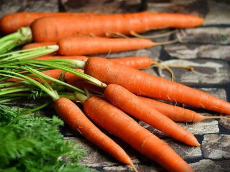 ২. গাজর এবং কমলা লেবু: