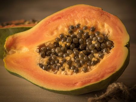 ৬. পেঁপে এবং চিনির স্কার্ব: