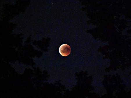 চন্দ্রগ্রহণের সময়