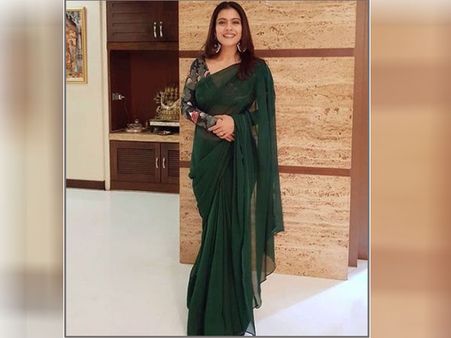 সবুজ রঙের শাড়ি