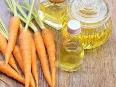 গাজরের রস, অলিভ অয়েল, পেঁয়াজের রস এবং লেবুর রস