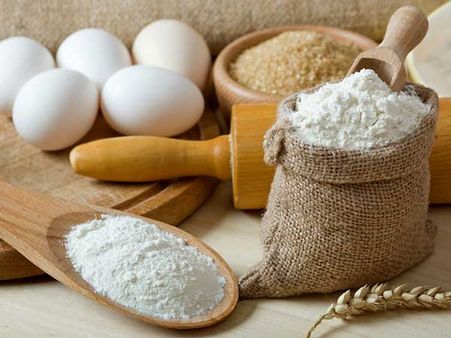 কর্নফ্লাওয়ার, ডিমের সাদা অংশ এবং কমলালেবুর রস