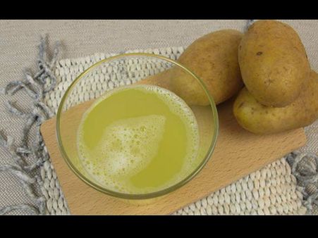 আলুর রস সরাসরি স্ক্যাল্পে লাগান