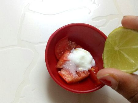 টমেটো-লেবুর ফেস মাস্ক