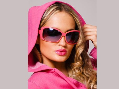 Pink sunglasses