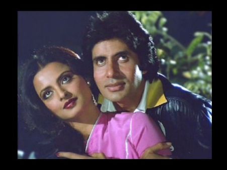 Rekha and Amitabh Bachchan