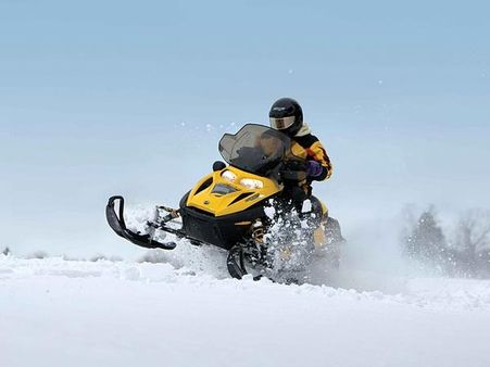 Snowmobiling