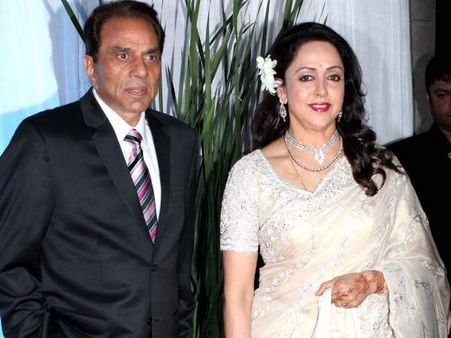 Dharmendra and Hema Malini