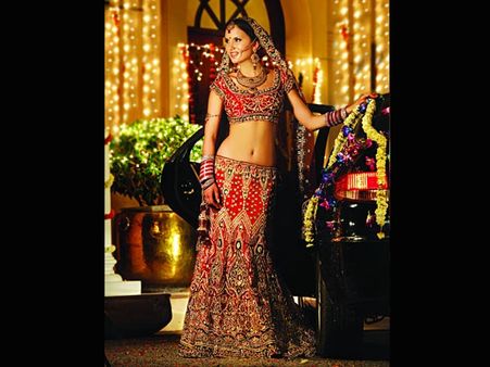 Fish-Cut Lehenga