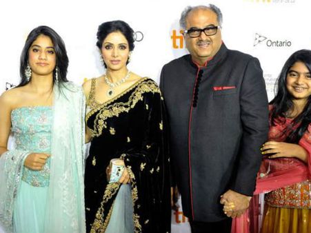Sridevi's Double Tone Saree