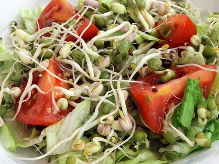 Step 2: Salads and fruits