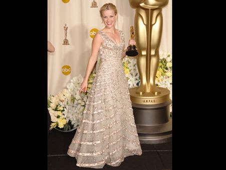 Reese Witherspoon's Frilly Dior Gown Reese Witherspoon's Frilly Dior Gown