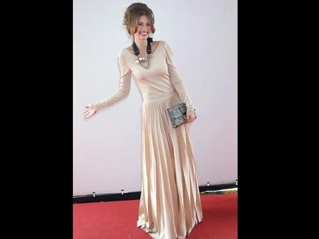 Kalki's White Dior Dress Kalki's White Dior Dress