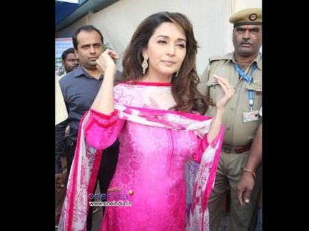 Madhuri's Pink Hue: Best Dressed