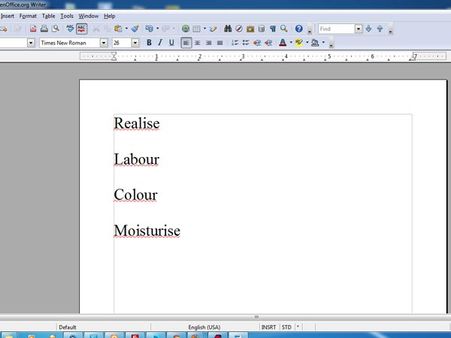 Writing British English On Microsoft Word Writing British English On Microsoft Word
