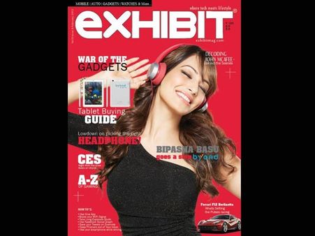 Bipasha Basu on Exhibit Cover