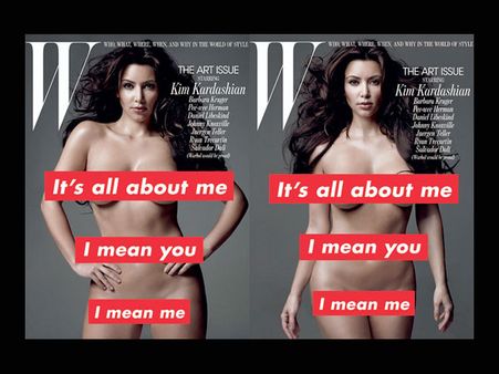 Kim Kardashain for W