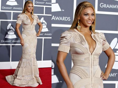 Beyonce in hip-hugging gown Beyonce in hip-hugging gown