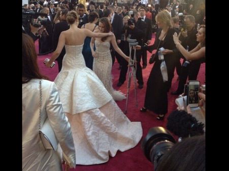 Kristen gets ready for the paparazzi