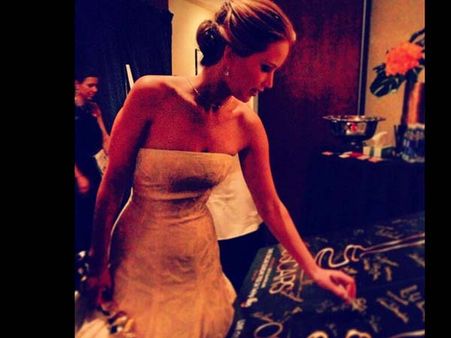 Jennifer Lawrence, the winner Jennifer Lawrence, the winner