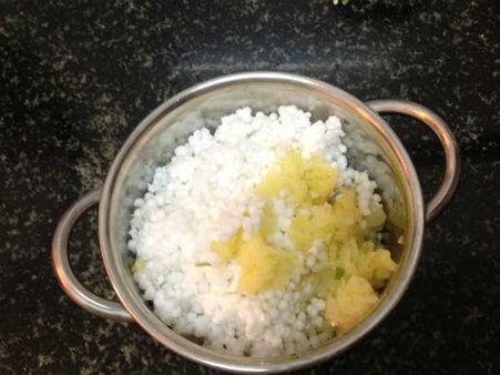 Add Mashed Potatoes To Sadudana