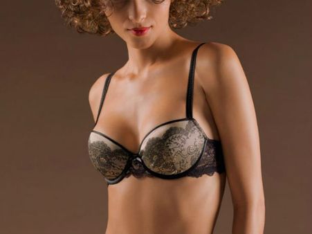  Lace full cup bra