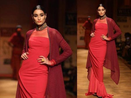 Tarun Tahiliani: Red Gown