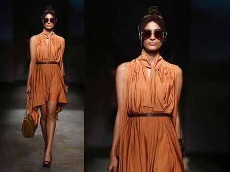Shantanu n Nikhil: Orange Dress