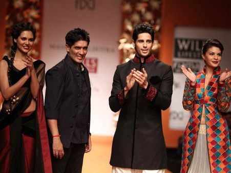 Manish with the show-stoppers