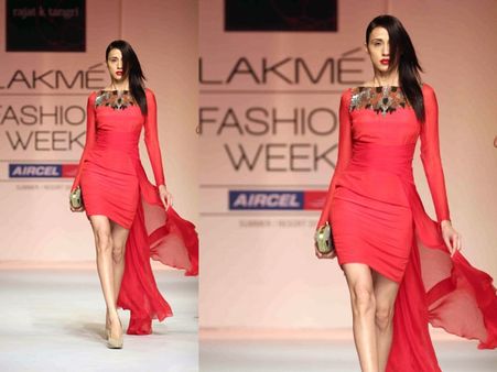 Pink Dress With A Train