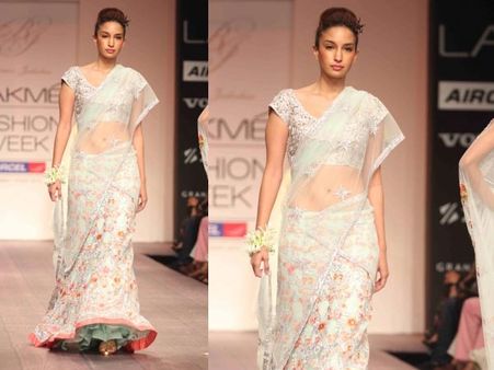 White Lehenga by Bhairavi Jaikishan 