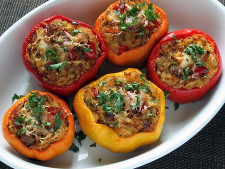 Baked Bell Peppers