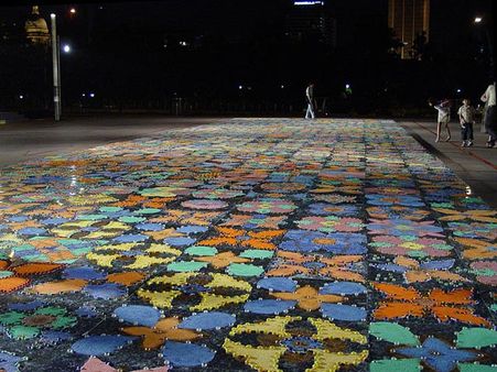 Massive Patterned Rangoli Massive Patterned Rangoli