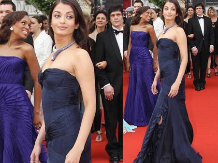 Ash in Midnight Blue Gown