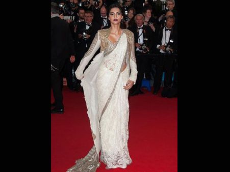 Sonam In Anamika Khanna Saree