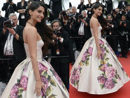 Sonam's Side Swept Hair