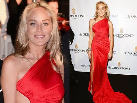 Sharon Stone in Red